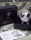2022 "S" American PROOF Silver Eagle **San Francisco** $1 Box & COA ECC&C, Inc.