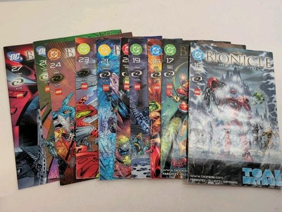 LEGO Bionicle Comic Book Lot 10 issues DC Comics Metru Nui