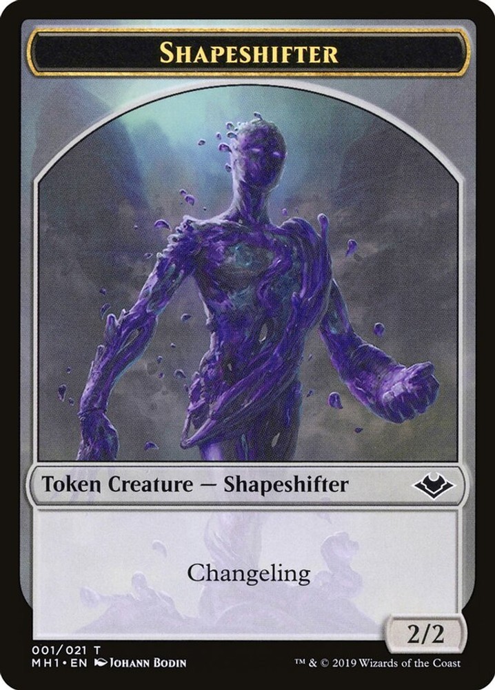 Shapeshifter Token MH1 - 1 LP Foil Modern Horizons Magic