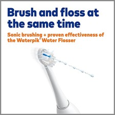 💵Waterpik Sonic-Fusion 2.0 Cepillo de dientes eléctrico con hilo dental blanco ¡NUEVO-CAJA ABIERTA!!