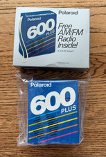 Vintage Polaroid 600 Plus AM/FM Promotional Novelty Radio - Sealed!