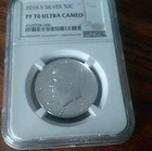 2016-S Silver Kennedy Half Dollar NGC PF70 Ultra Cameo