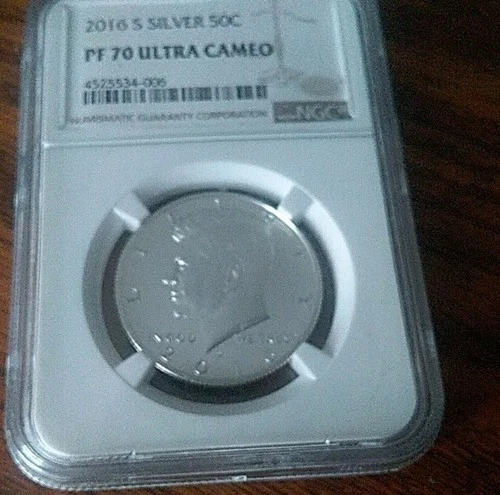 2016-S Silver Kennedy Half Dollar NGC PF70 Ultra Cameo