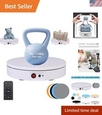 Motorized Rotating Display Stand, 330Lbs Load  360 Degree Electric Rotating Tu...