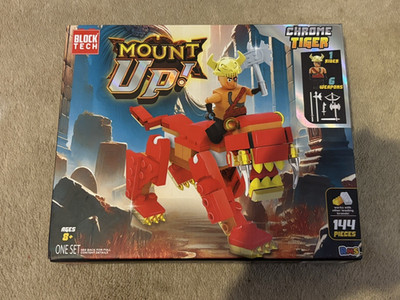 NEW, BLOCK TECH - MOUNT UP! -CHROME TIGER - Block Set 144 Pieces