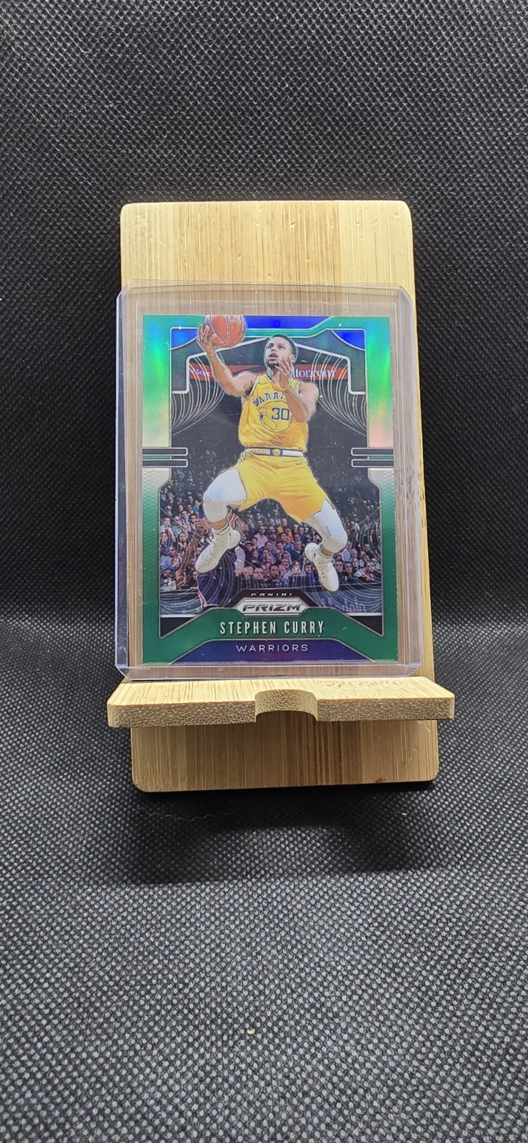 Stephen Curry 2019-20 Panini Prizm Green Prizm