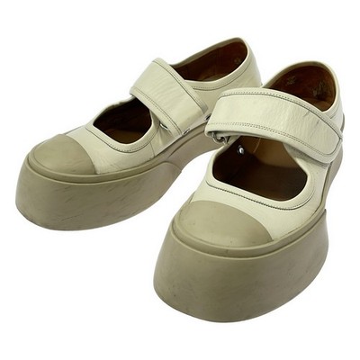 MARNI Pablo Mary Jane Strap Sneakers White 38 Used MESC-0