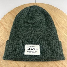 Coal Beanie Hat Cap OFSM Adult Green Knit Cuff Winter Outdoors