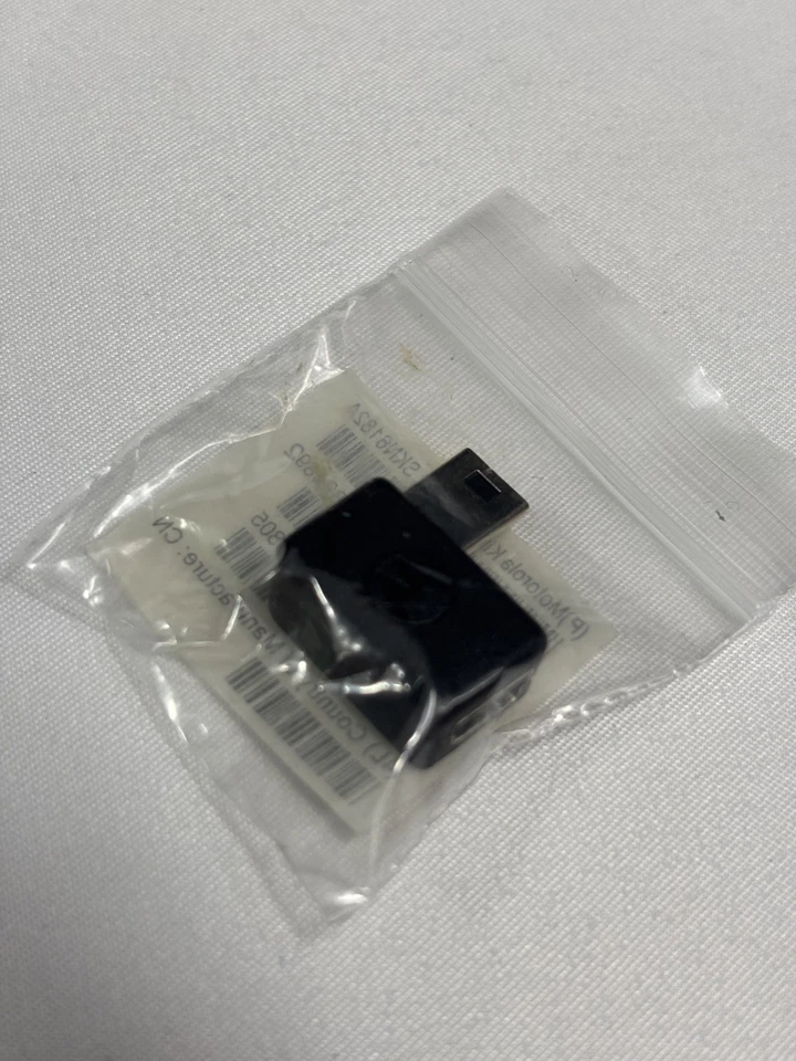 Original Motorola Ángulo Recto Mini USB - Mini Adaptador USB Hembra - Macho SKN6182A Foto 3 de 3