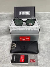 RAY BAN | NEW | LEONARD LARGE | 2193 901 - 58 | BLACK | GREEN