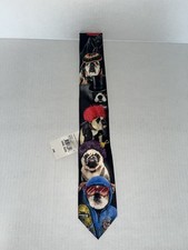 American Traditions Novelty Tie Bulldog Dog Graphic Print Funny Necktie