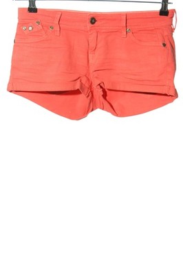 ROXY DENIM Jeansshorts Damen Kurze Hose Gr. DE 34 rot Casual-Look