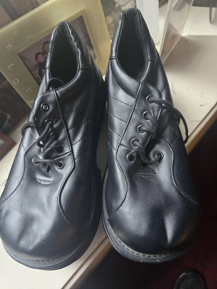 Zapatos de plataforma para mujer Demonia Stomp-08 talla 7 negros góticos Foto 2 de 4