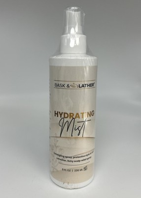 BASK & LATHER Hydrating Mist Detangler, Protective Style & Curl - 8 oz.