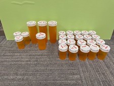 Lot of 27 Empty Plastic RX Pill Prescription Medicine Container Storage Crafts