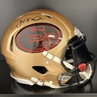 JOE MONTANA Signed AUTHENTIC Custom Full Size Helmet Niner Gang 49ERS (Fanatics)