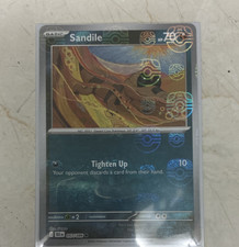 Nintendo Sandile 057/086 BLK Reverse Holo Pokémon TCG Card English