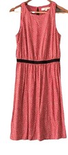 LOFT Fit & Flare Dress Size Large Sleeveless Knit