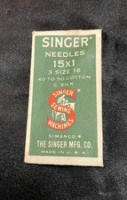 Vintage 50 s Singer Sewing Machine Needle Pac...