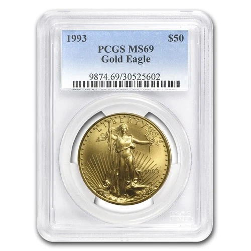 1993 1 oz American Gold Eagle MS-69 PCGS