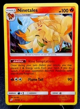 Ninetales 16/181 LP Non Holo Rare Team Up Sun & Moon Pokémon Card!