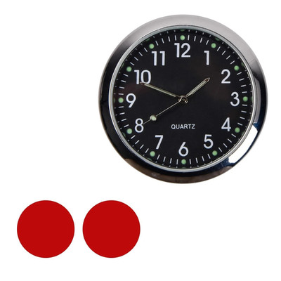 Car Dashboard Clock Mini Clock Dashboard Quartz Clock Analog Quartz