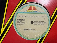 Sylvester Don't Stop Hard Up 12" 1983 MEGATONE MT-106 DISCO HI NRG