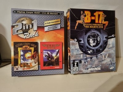 F/A-18E SUPER HORNET + Flying Corps Gold 2 in1 Pack PC BIG BOX SPIEL + b-17 