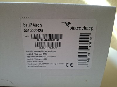 Bintec-Elmeg be.ip 4isdn - Router / Mediagateway - ADSL VDSL - Neu in OVP
