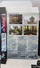 Myst Atari Jaguar CD- BOX ONLY  J9069E - light Damage