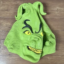 Vintage Dr. Seuss The Grinch Halloween Adult Size Mask
