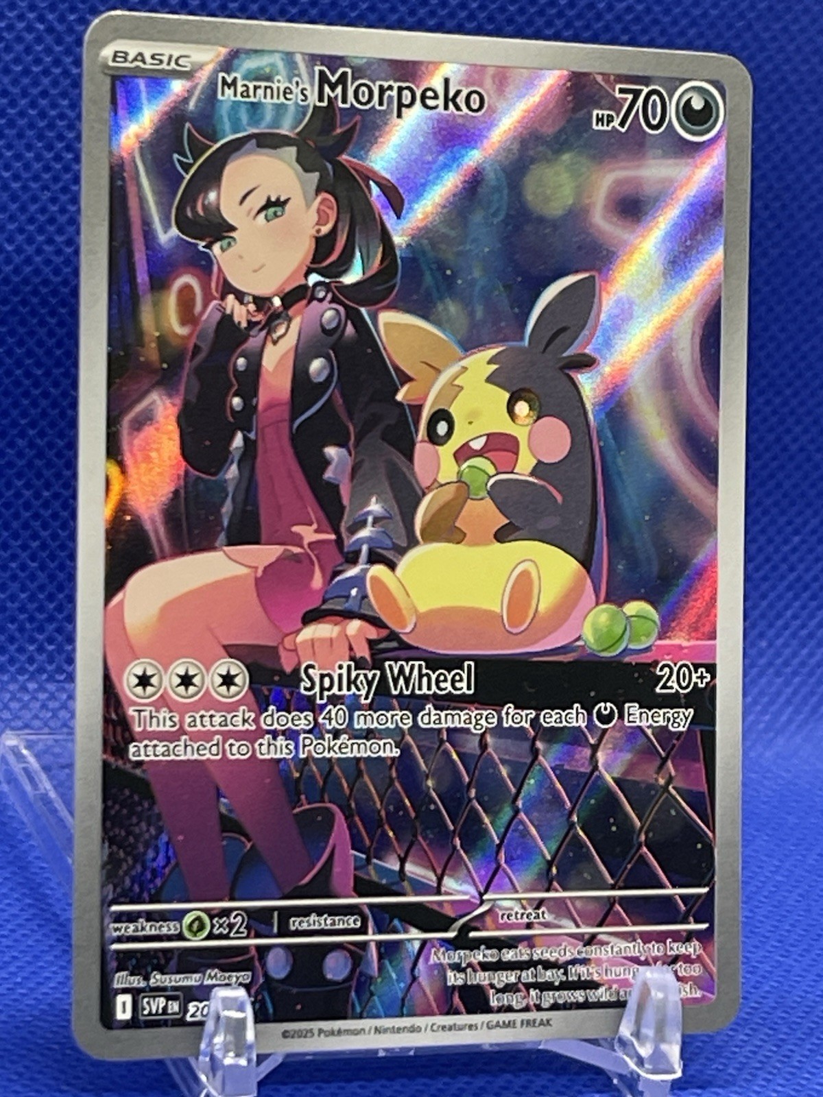 Marnie’s Morpeko 206 Sv: Scarlet & Violet Promo Cards Holo Black Star
