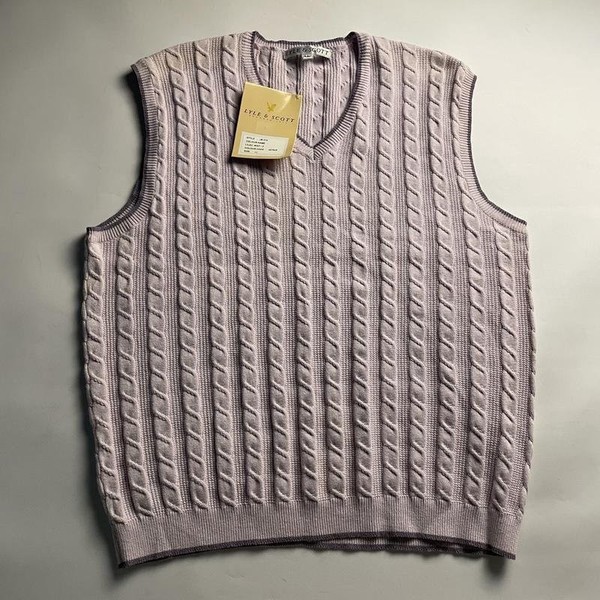 Women Lyle & Scott Sweater Lilac Cotton 40 / L /