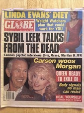 GLOBE Tabloid Magazine April 19, 1983 JOHNNY CARSON / DIET / HOROSCOPE Vintage