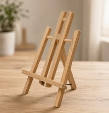 30cm Wooden Tabletop Display Easel 15.x7.5 Natural Wood Folding Art Photo Stand