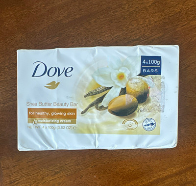 Dove Beauty Bar Shea Butter Moisturizing Soap Multipack 4 x 100g Bars