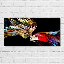 Glass Print 100x50 Abstract Colourful Picture Wall Art Home Decor