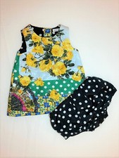 Dolce & Gabbana Baby Dress & Bloomers Set | Size 3 - 6 Months