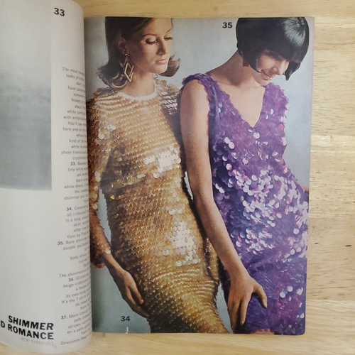 Vogue Knitting Magazine Spring Summer 1967 Vintage Designs Evening Fashions - Imagen 8 de 18