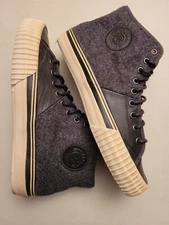 Vintage Pf Flyers Posture Foundation Sneakers Shoes Men 8.5 Women 10 UK 9 Black