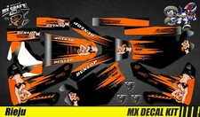 Kit Déco Moto pour / Mx Decal Kit for Rieju MRT MRT Pro - Sexy Orange