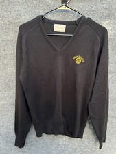 Vintage Jack Daniel  s No7 Aristocratic Embroidery V Neck Sweatshirt Size S