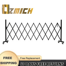 Expandable Accordion Dog Gate Sliding Door Metal pet folding Isolation Fence