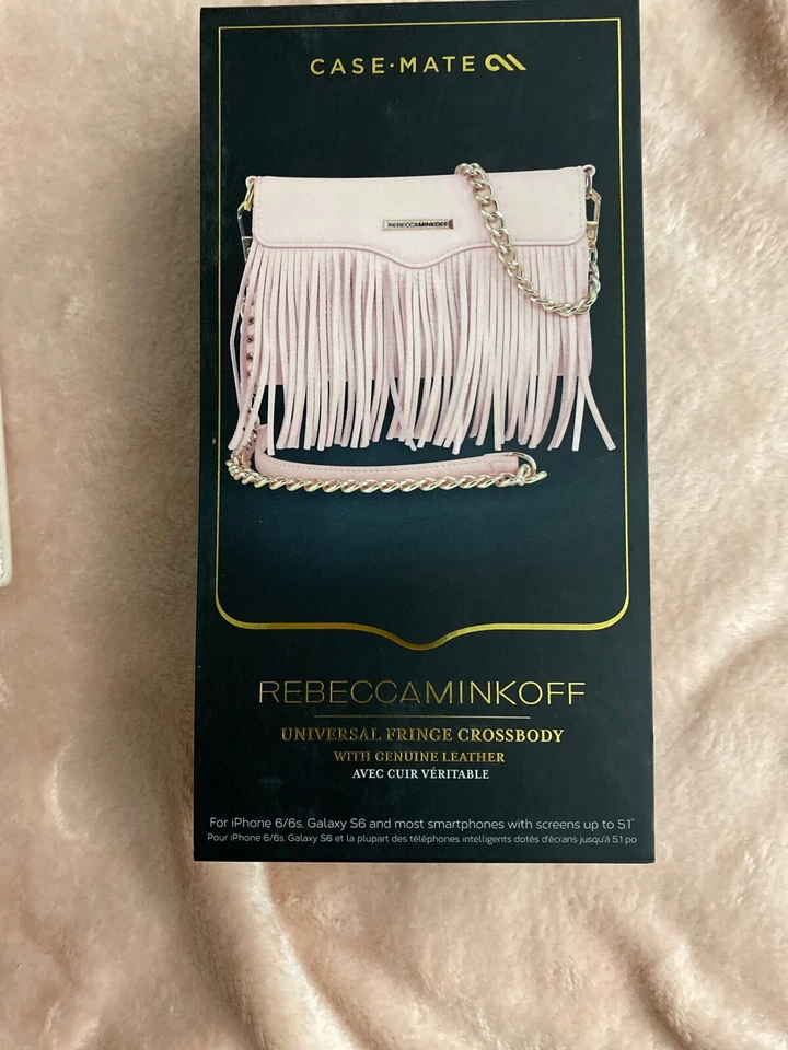 Bandolera Rebecca Minkoff Universal Flecos Cuero Para iPhone 6/6s, Galaxy S Foto 4 de 4