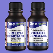Arymar Violeta Genciana First Aid Antiseptic for Wounds, 1 fl oz (2-Pack)