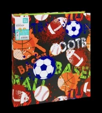 Pen + Gear 1" Fashion Paper 3-Ring Binder, Sports,175 Sheet Capacity,NEW