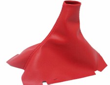 Synthetic Leather Red Manual Shift Boot Fits 05-09 Ford Mustang