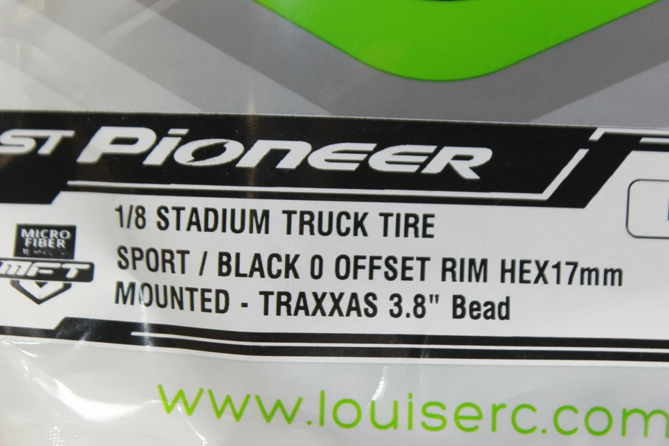 LOUISE LOUT 3325 B MFT ST 3.8 Pioneer 1:8 auf Felge Monster Truck E-Revo NEU  - Bild 4 von 4