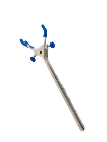 Nickel-Plated Zinc Small Dual Adjust 3-Prong Clamp 42mm Grip 8x130mm Rod Length