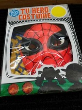 1965 Ben Cooper Silver Age Spiderman Complete Costume NOS unused marvelmania